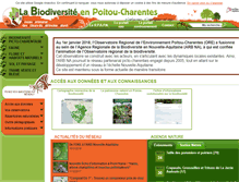 Tablet Screenshot of biodiversite-poitou-charentes.org
